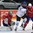 OSTRAVA, CZECH REPUBLIC - MAY 4: Norway's Lars Volden #31 tracks a loose puck with Ole-Kristian Tollefsen #55 and Finland's Aleksander Barkov #16 battling in front during preliminary round action at the 2015 IIHF Ice Hockey World Championship. (Photo by Richard Wolowicz/HHOF-IIHF Images)

